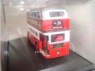 Mini Scale Red Oxford British Double-decker Bus Model