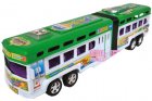 Red / Green Kids Large Scale Articulated Bus Toy