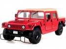 Red 1:18 Scale EXOTO Diecast Hummer H1 Model
