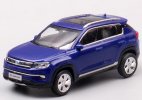 Blue 1:43 Scale Plastic 2018 Changan CS35 Plus Car Toy