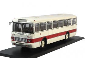 White 1:42 Scale Diecast Ikarus 556 Bus Model