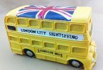 Red / Green / Yellow / Blue Saving Box London Double Decker Bus
