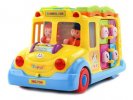 NO.796 Yellow Cartoon Educational School Bus Toy