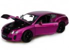 Purple /White / Gray 1:24 Scale Bentley Continental Super Sports