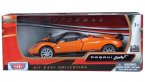 Orange 1:24 scale MotorMax Diecast Pagani Zonda F Model