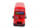 Large Scale Red Electric London Double Deck Bus Toy