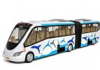 Green / Sky Blue / Deep Blue Kids Die-Cast City Articulated Bus