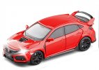 Black / White / Red 1:32 Scale Diecast Honda Civic Type R Toy