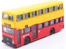 Red-White TINY Hong Kong KMB Diecast Double Decker Bus Toy