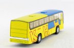 Alloy Made Kids Blue / Green Tour Bus Toy
