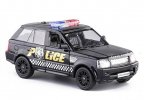 Black 1:36 Scale Kids Police Diecast Range Rover Toy