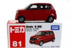 Red Kids 1:58 Tomy Tomica NO.81 Diecast Honda N-ONE Toy
