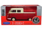 1:36 Scale White-red Kids VW Pickup Truck T1 Bus Toy