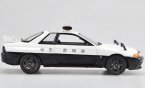 1:18 Scale White Kanagawa Police Diecast Nissan GTR 32 Model