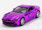 Blue / Purple /Silver / Golden 1:32 Kids Diecast Ferrari F12 Toy