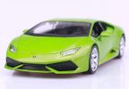 Yellow / Green 1:24 Maisto Diecast Lamborghini Huracan Model