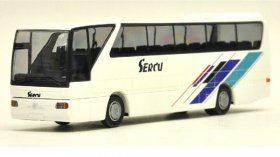 White 1:87 Scale Rietze Mercedes-Benz Tour Bus Model