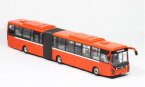 Red 1:64 Scale SunWin SWB6180 BRT Articulated Bus Model