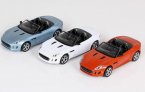 Kids White / Orange / Blue Diecast Jaguar F-Type Roadster Toy