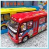 Red /Yellow XiYangyang Theme Kids Cartoon School Bus Toy