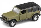 Kids Red /Blue /Army Green 1:36 Scale Diecast Jeep Wrangler Toy