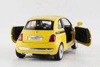 1:36 Red / Yellow / White / Black Kids Diecast FIAT 500 Toy