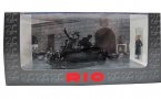 Black 1:43 Scale RIO Diecast Vintage Alfa Romeo Model