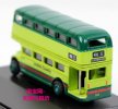 Mini Scale Blue-Green Oxford British Double-decker Bus Model