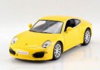Black / Yellow /Red Kids 1:36 Diecast Porsche 911 Carrera S Toy