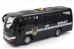 Black Kids Plastic SWAT Police Coach Bus Toy