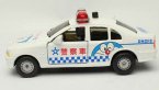 Mini Scale White Kids Doraemon Police Theme Car Toy