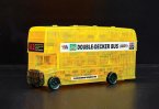 Red / Yellow DIY Plastics London Double Decker Bus Toy