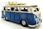 Red / Blue / Green / Yellow Handmade Small Scale Tinplate VW Bus