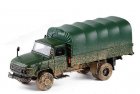 1:36 Scale Muddy Army Green Diecast FAW Jiefang CA141 Truck Toy