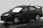 Black 1:43 Diecast Mitsubishi Lancer Evolution X GSR Model