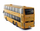 Green / Yellow 1:42 Die-Cast WUZHOULONG Double-Deck Bus Model