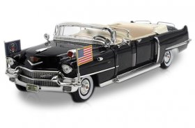 Black Diecast 1956 Cadillac Presidential Parade Car Model