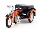 Orange / Black 1:18 Scale Diecast Harley Davidson Model