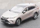 Champagne 1:18 Scale Diecast 2022 Toyota Harrier SUV Model
