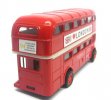 Kids Red Pull-Back Function London Double-Decker Bus Toy