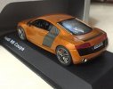 Orange 1:43 Scale Diecast Audi R8 Coupe Model