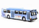 Blue 1:76 Scale Airshow China 1998 Diecast FLXIBLE Bus Model