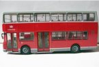 1:76 Scale Red Alloy Made London Double Decker Bus Model