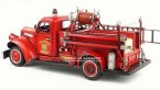 Red Large Scale Vintage 1941 Chevrolet Fire Fighting Truck Model