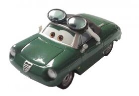 Green Mini Scale CARS Theme Cartoon Diecast Alfa Romeo Car Toy