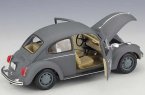 Gray Welly 1:24 Scale Diecast Volkswagen Beetle Model