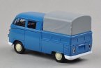 1:36 Scale Deep Blue Kids 1962 Classical VW Bus Toy
