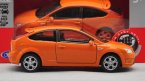 Orange 1:36 Scale Kids Welly Diecast Ford FOCUS ST Toy