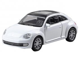 Welly Kids 1:36 White / Yellow /Red Diecast VW New Beetle Toy