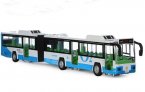 Large Scale Green /Orange / Blue Kid Diecast Articulated Bus Toy